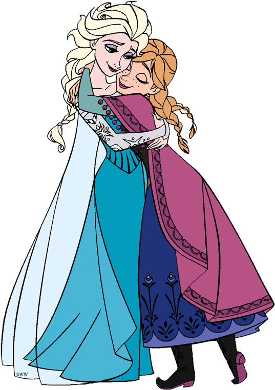 Kristof Coloring Pages - Elsa I Ana Igre (550x785)