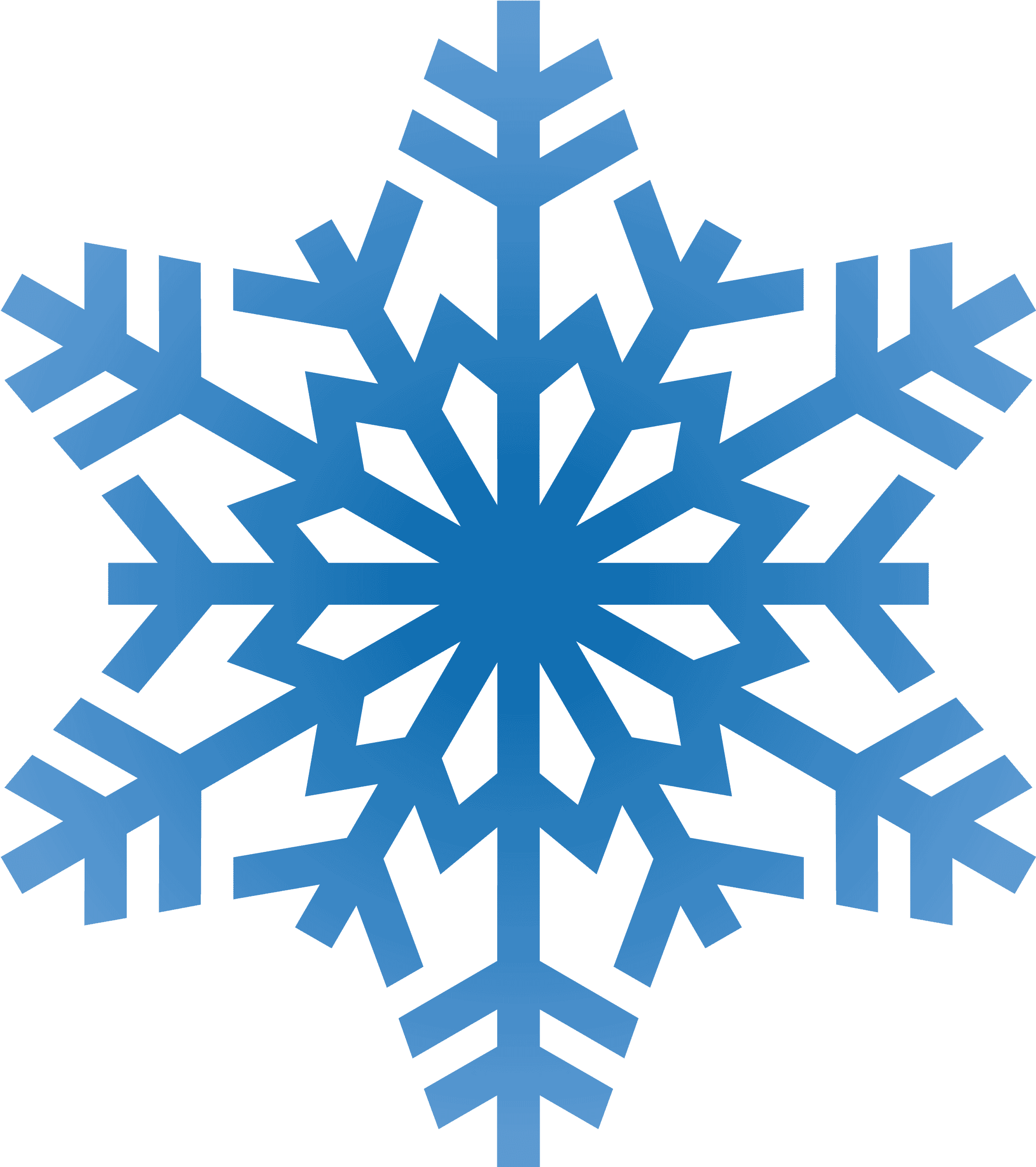 Widescreen Snowflake Picture - Snowflake Clipart Transparent Background (2480x2480)