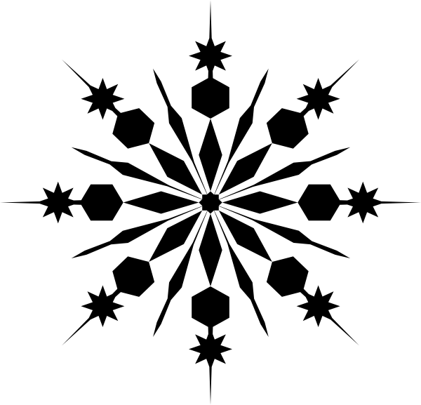 Snow Flakes .png .png (600x577)