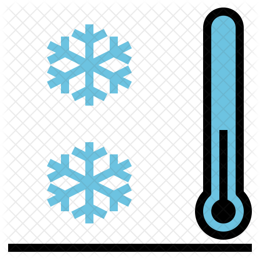 Cold Temperature Icon - Met Office Yellow Warning (512x512)