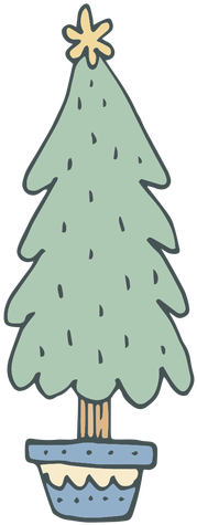 Image - Hand Drawn Christmas Tree Png (512x512)