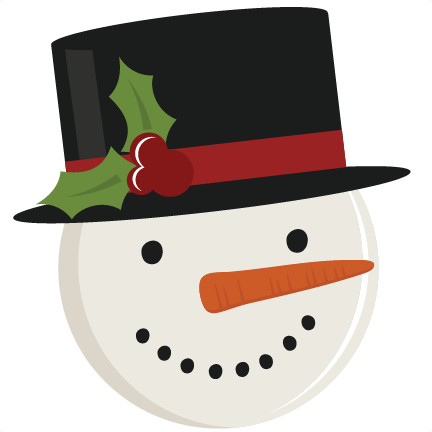 Snowman Face With Hat (432x432)