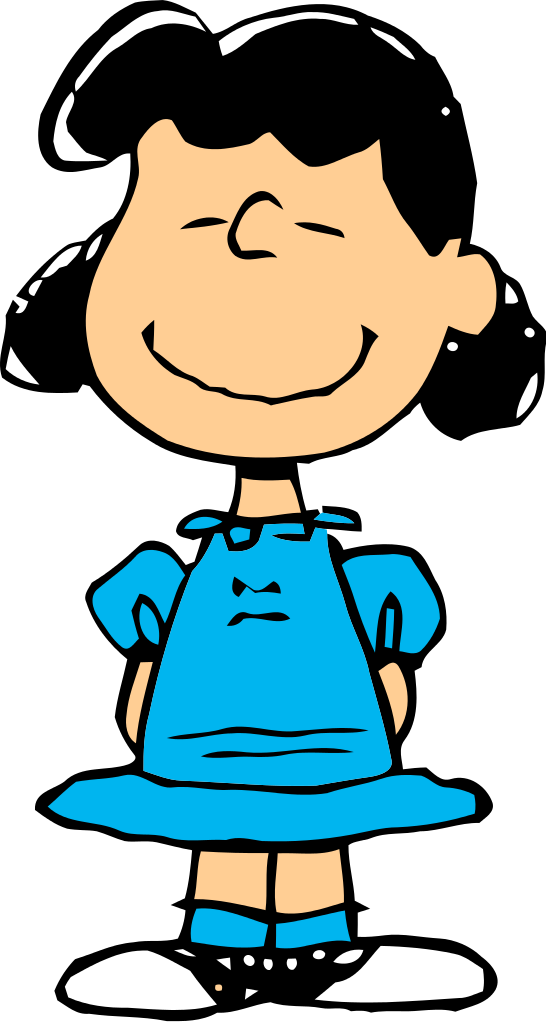 Snoopy Clipart Charlie Brown - Charlie Brown Characters Lucy (546x1023)