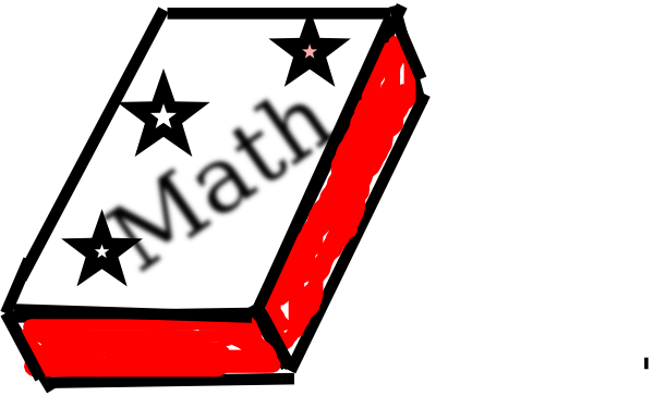 Math Book Clip Art - Clip Art (600x364)