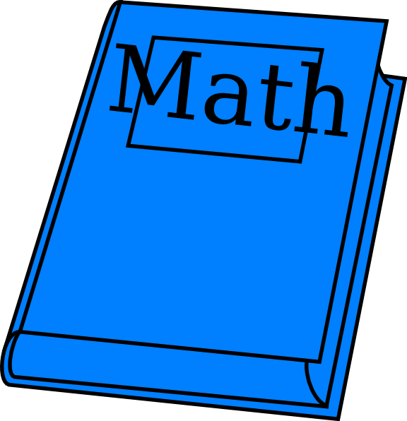 Math Book Clip Art (576x596)