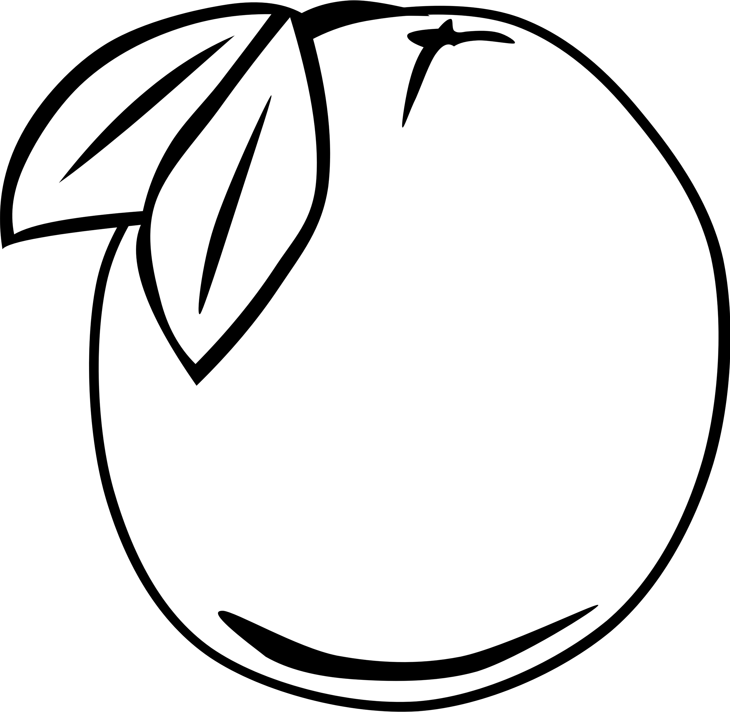 Medium Image - Simple Drawing Of Orange (2400x2341)