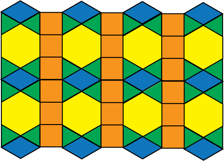 Math Clip Art - Tessellation Pattern In Maths (722x519)