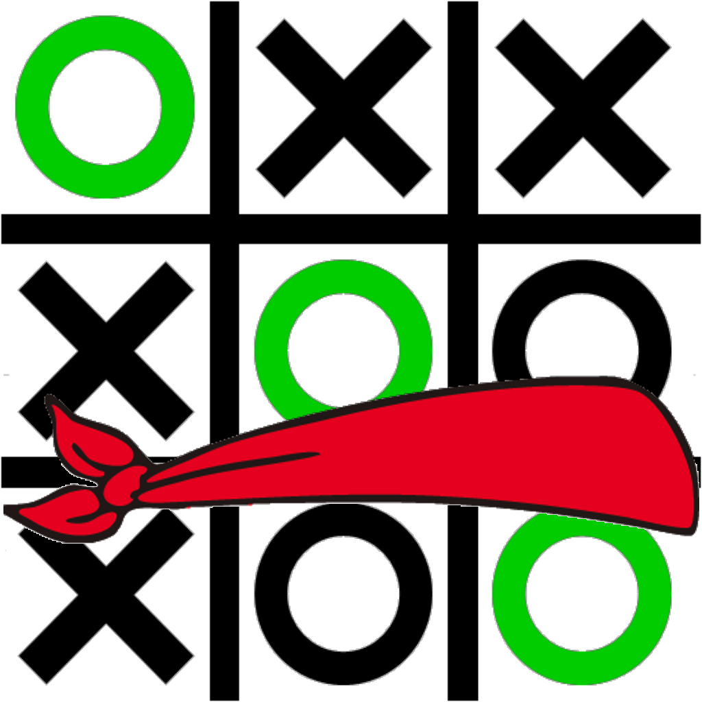 Blindfold Tic Tac Toe - Tic Tac Toe (1024x1024)