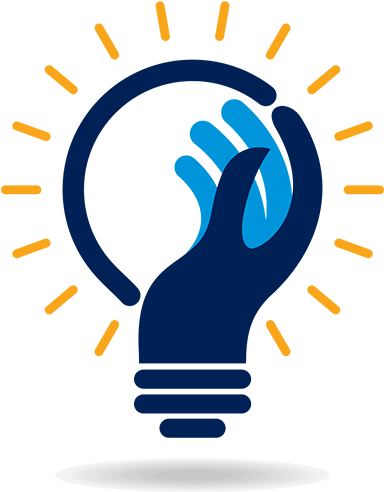 Proven To Increase Student Outcomes - Creative Bulb Logo (393x518)