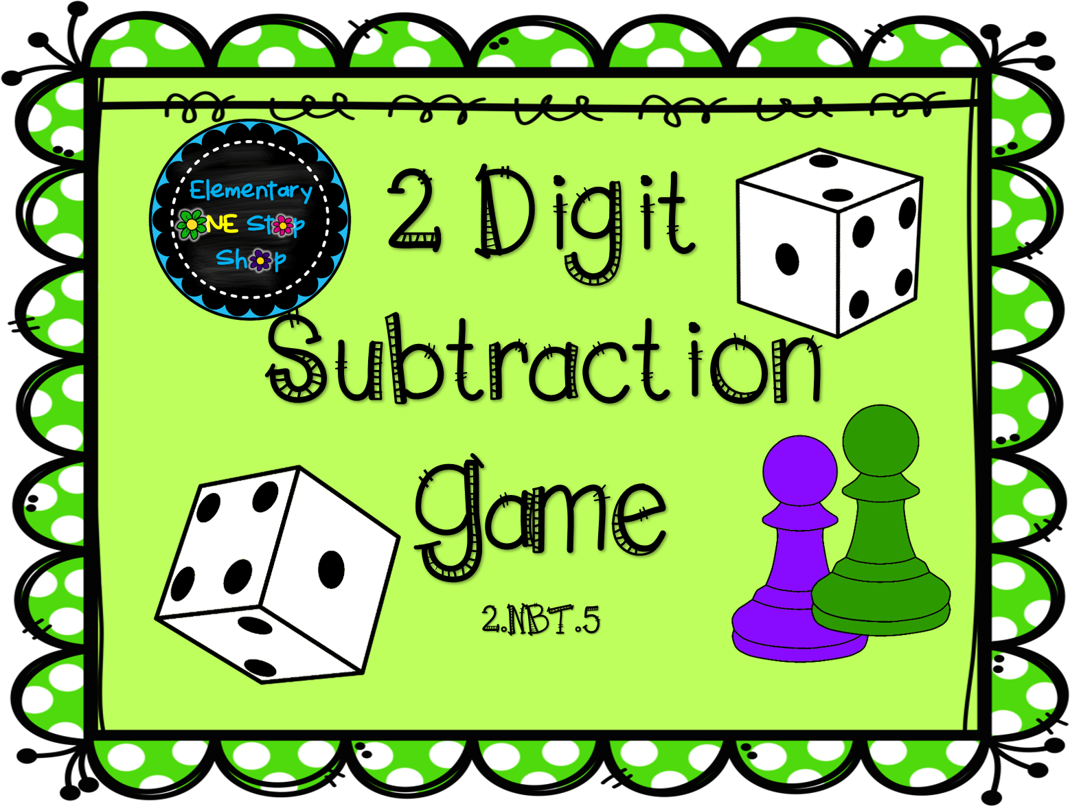 Use This Subtraction Board Game As A Center To Practice - Games To Teach Subtraction With Regrouping (1640x1265)