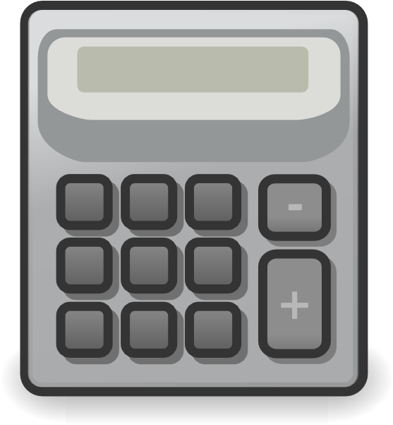 Calculator Clip Art At Clker - Calculator Clipart Png (564x600)