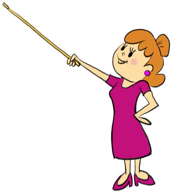 Math App For Kids Offers Fun And Function - Teacher Cartoon Transparent (574x653)