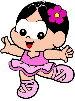 Art De Galets, Clip Art, Gifs, Métiers D'art Pour, - Turma Da Monica Bebe Para Colorir (351x433)