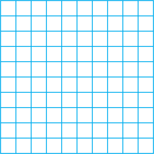 Math Clip Art Square Grid - One Inch Grid Paper (535x535)