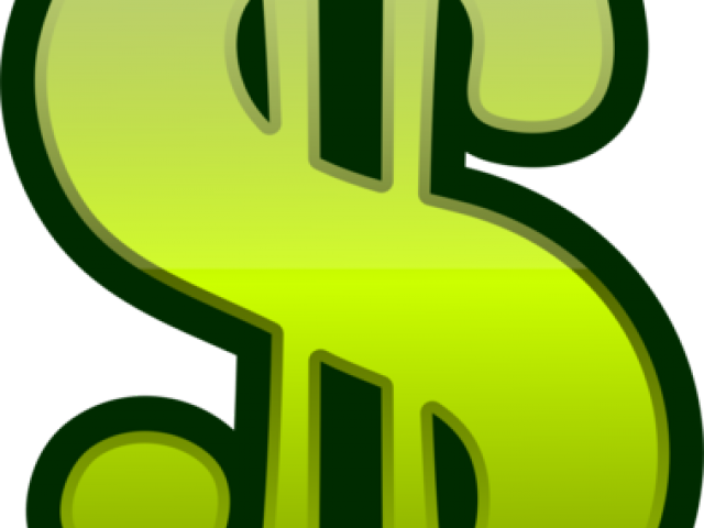 Money Clipart Dollar Sign - Graphic Design (640x480)