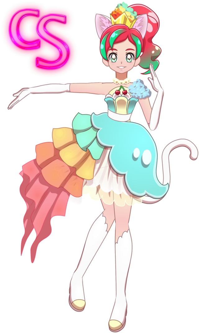 Cure Spring Parfait 2 By Fenixfairy2 - Cartoon (730x1095)