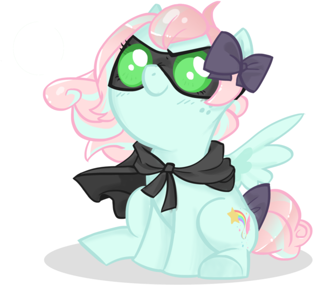Parfywarfy, Cloak, Clothes, Earth Pony, Female, Filly, - Cartoon (661x600)