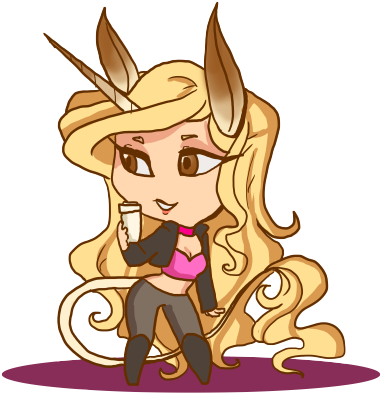 @probablyfakeblonde 's Bitch Queen Unicorn In What - Cartoon (400x400)