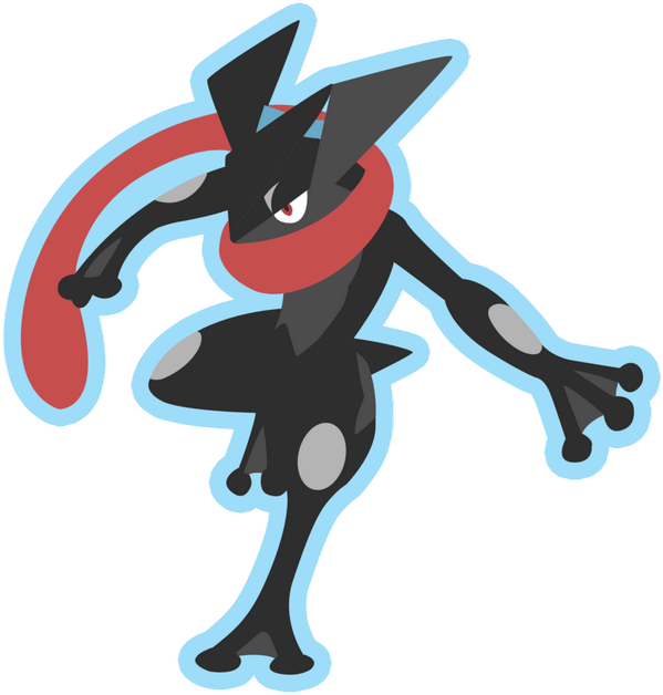 Shiny Greninja Png (599x628)