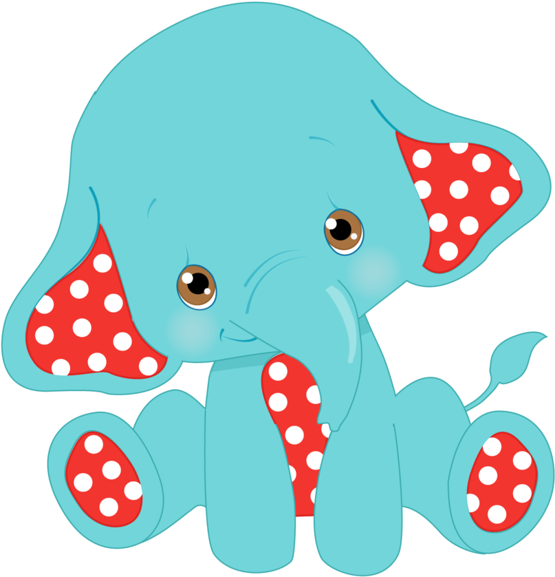 Sublimation Transfer Animal Baby Blue Elephant With - Illustration (1200x1200)