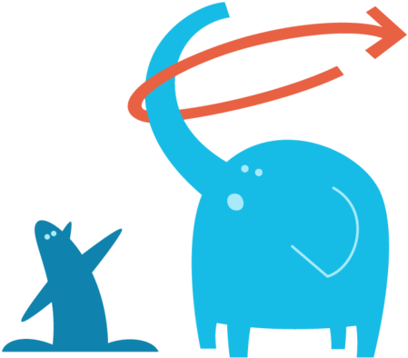 Blue, Elephant, And Penguin Image - Blue, Elephant, And Penguin Image (500x500)