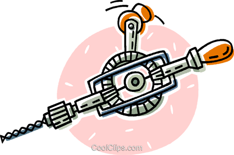 Brocas Manuais Livre De Direitos Vetores Clip Art Ilustração - Brocas Manuais Livre De Direitos Vetores Clip Art Ilustração (480x319)