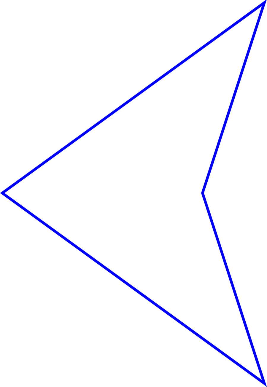 Corazon Pequeño Clipart Triangle Point - Triangle (900x1305)