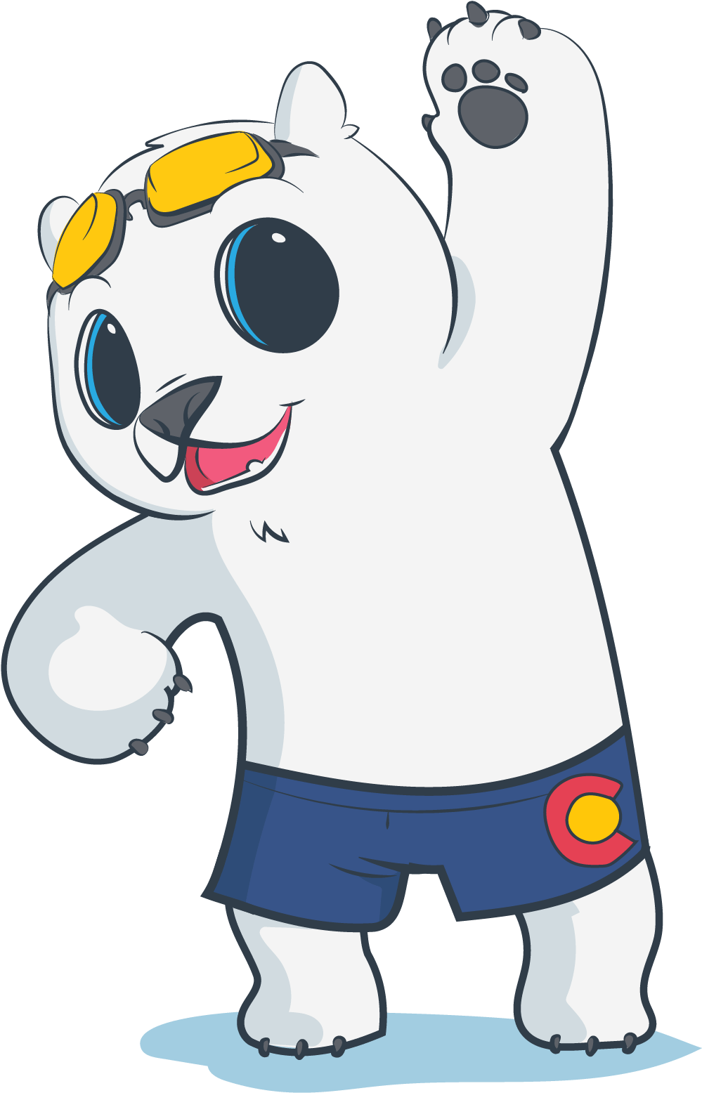 We Develop Safer, Stronger, Smarter Swimmers All Year - Cartoon (1454x1775)