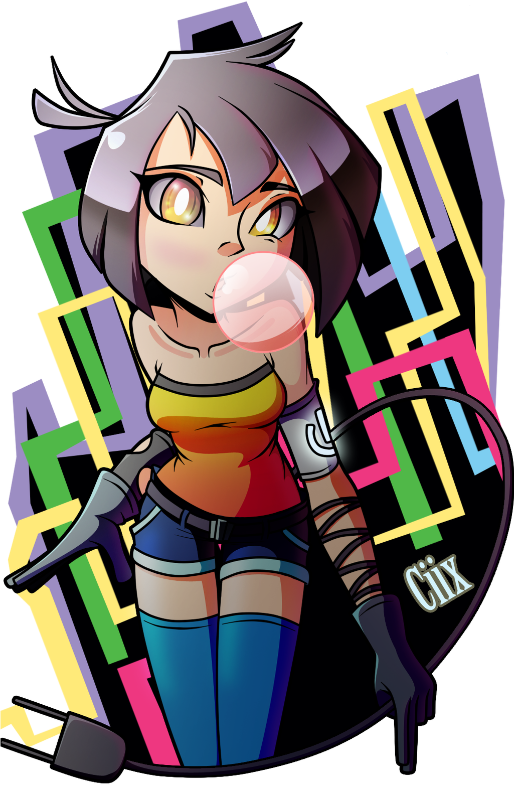 Ciix By G4mm43t4 Contest Entry - Cartoon (1024x1670)