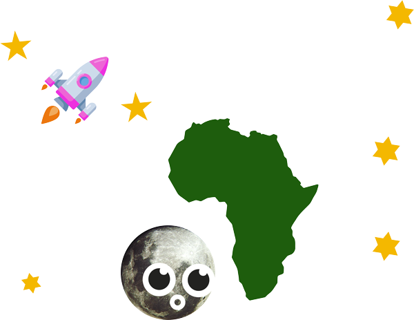 Stay Up To Date - African Map (600x463)