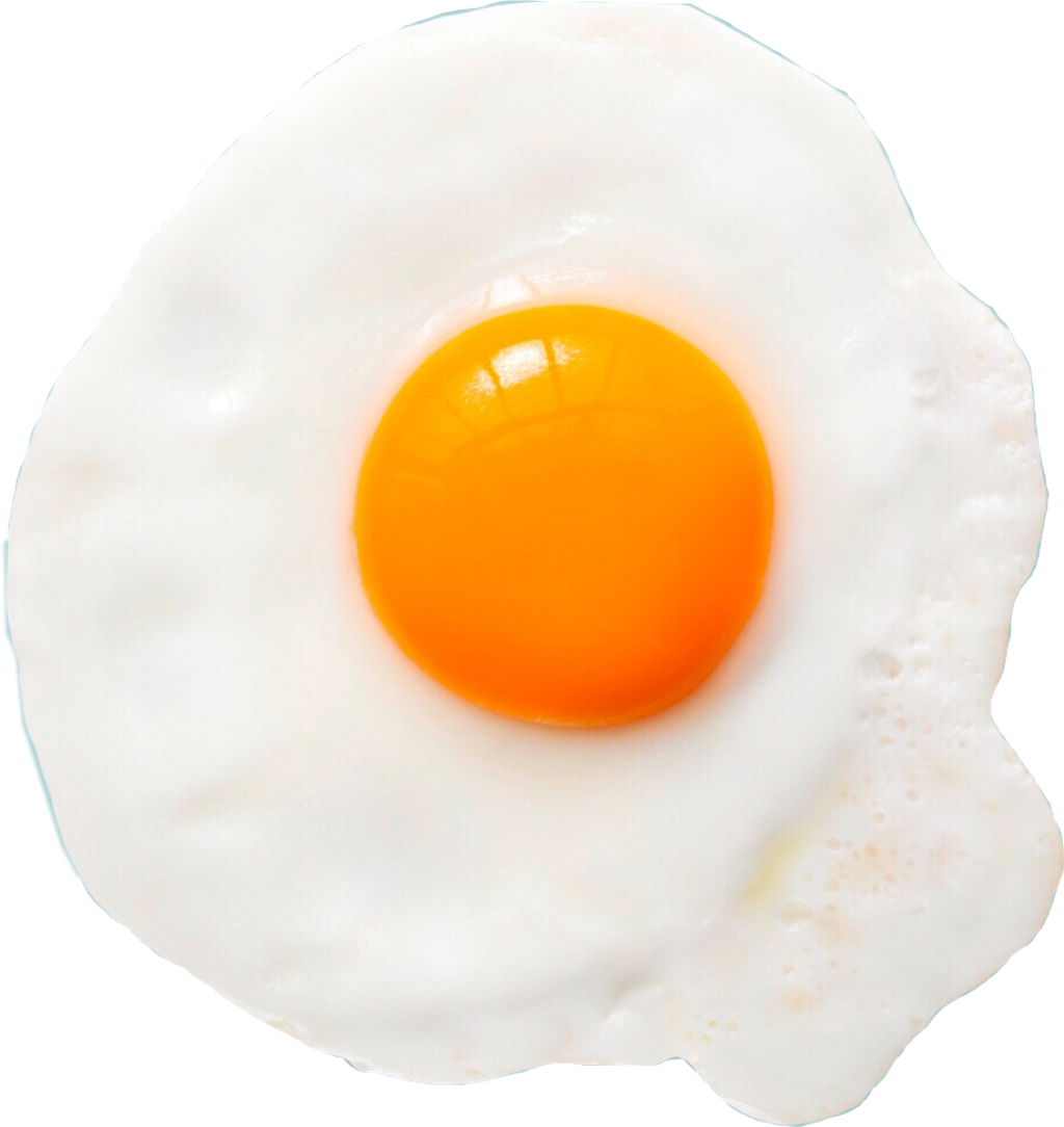 #freetoedit #egg #sunnyside #sunnysideup #friedeggs - Fried Egg (1024x1084)