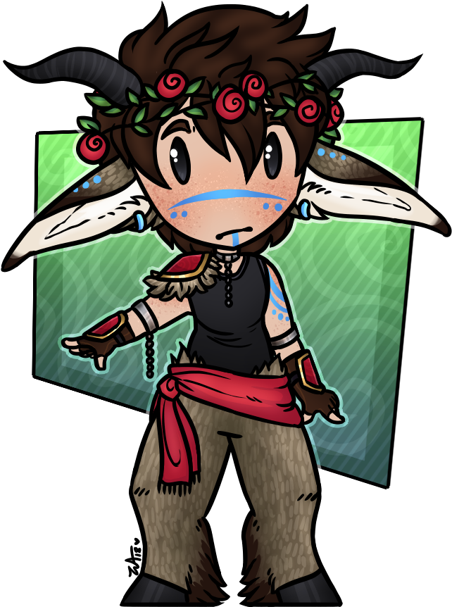 Satyr [personal] By Xxwolfartxx - Cartoon (661x882)
