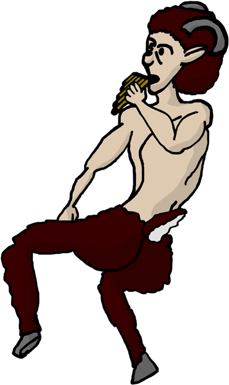 #dailydoodle 100 Creatures 56 Satyr - Illustration (461x768)
