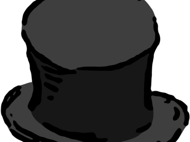 Top Hat Clipart Fedora Hat - Top Hat Clipart Fedora Hat (640x480)