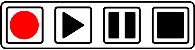 Buttons, Stop, Play, Pause, Record - Play Pause Stop Icons (680x340)