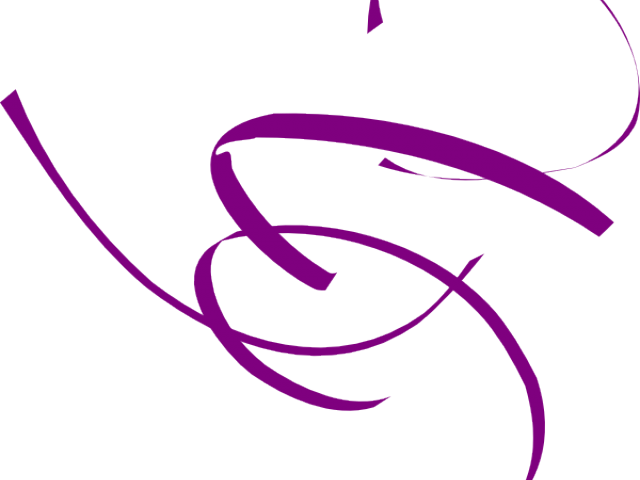 Line Clipart Swirl - Cocktail Glass (640x480)