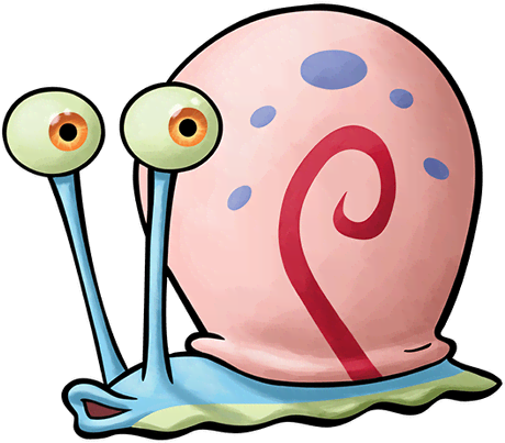 Free Snail Clipart Pictures Clipartix - Gary Spongebob Transparent (480x445)