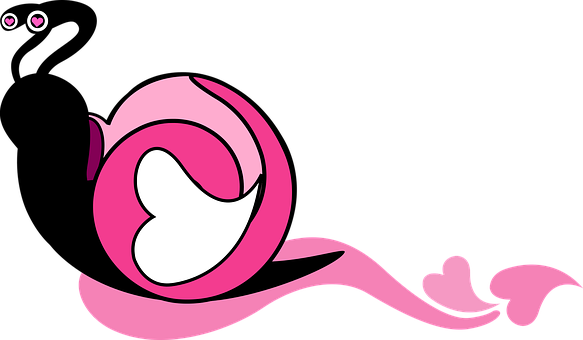 Graphic, Snail, Love, Hearts, Design - Graphic, Snail, Love, Hearts, Design (583x340)