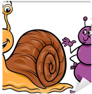 Ant And Cartoon Wall Mural Pixers We - Ant And Snail (400x400)