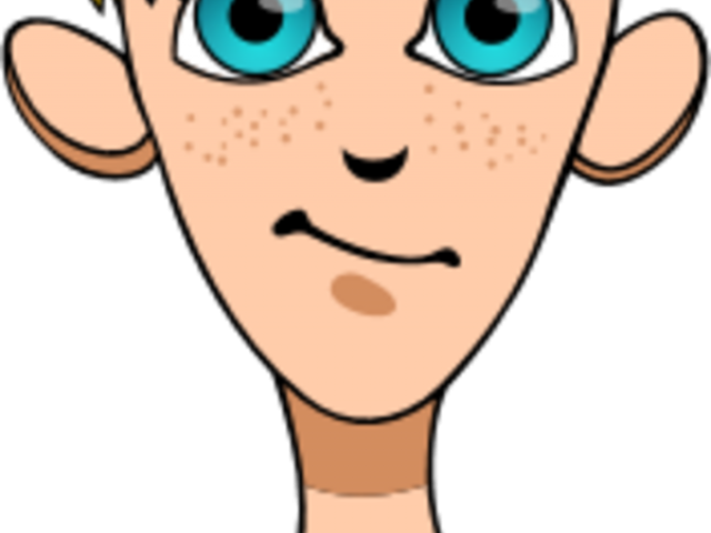 Blonde Hair Blue Eyes Cartoon (640x480)