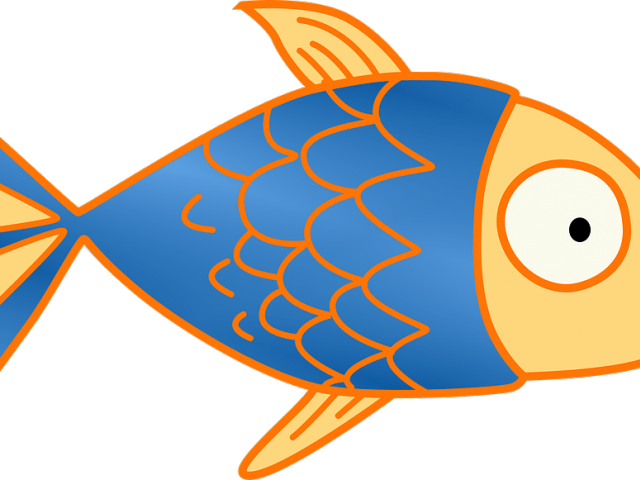 Wedding Clipart Fish - Cute Cartoon Fish Png (640x480)