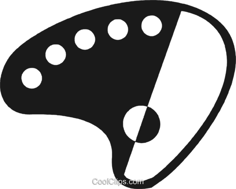 Paleta Livre De Direitos Vetores Clip Art Ilustração - Paleta Livre De Direitos Vetores Clip Art Ilustração (480x384)