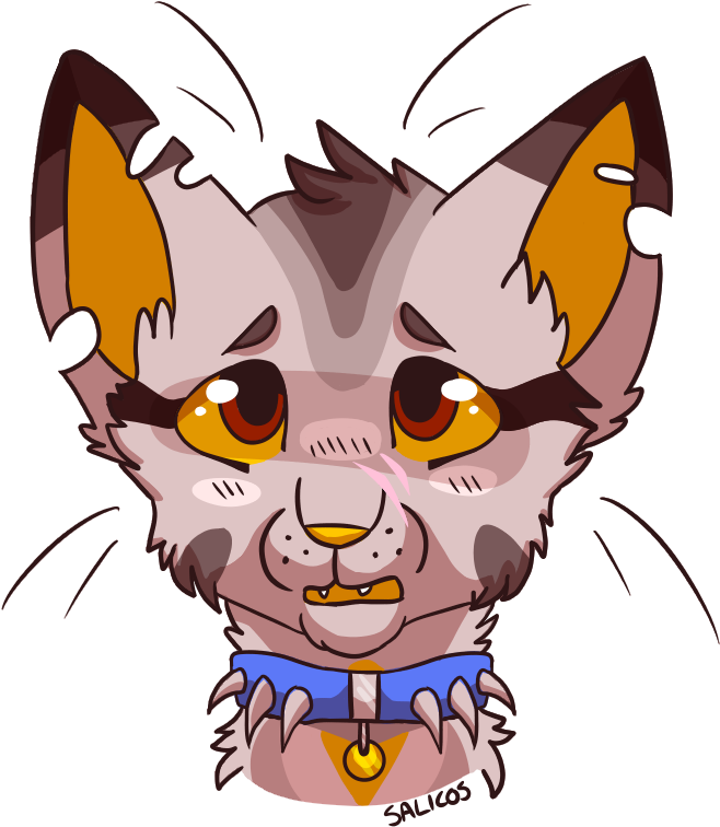 Quiver By Salicos - Cat Yawns (673x794)