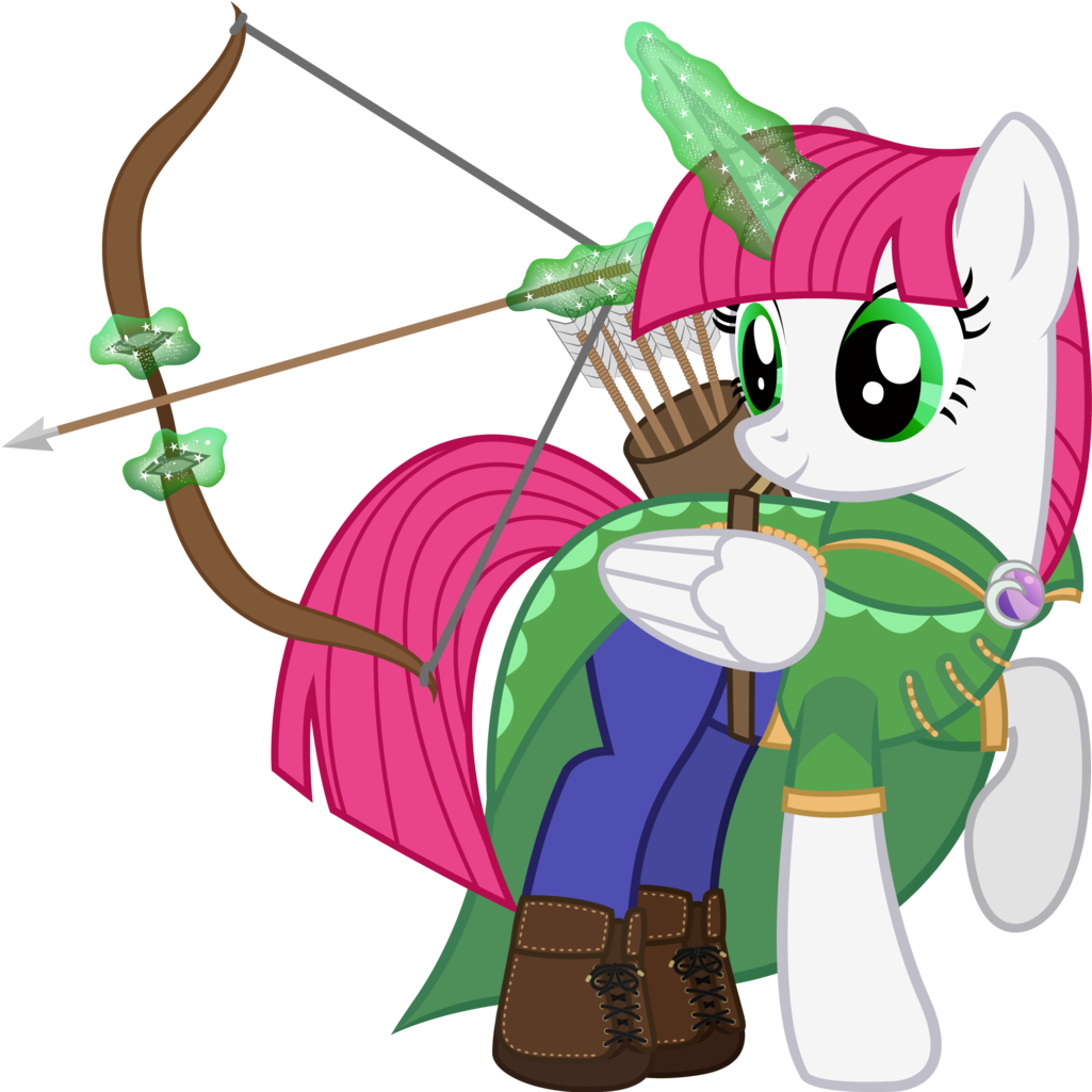 Alicorn, Alicorn Oc, Archer, Artist - Cartoon (1041x1024)
