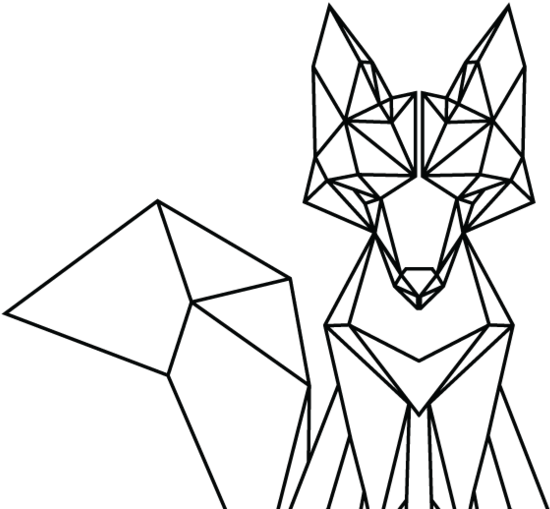 Animal Easy Geometric Drawings (585x585)