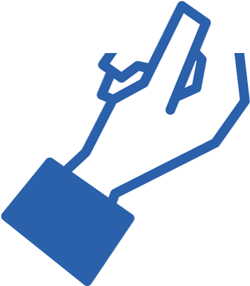 Hand Of A Reliable Flyer Person Delivering Flyers In - Hand Of A Reliable Flyer Person Delivering Flyers In (400x423)