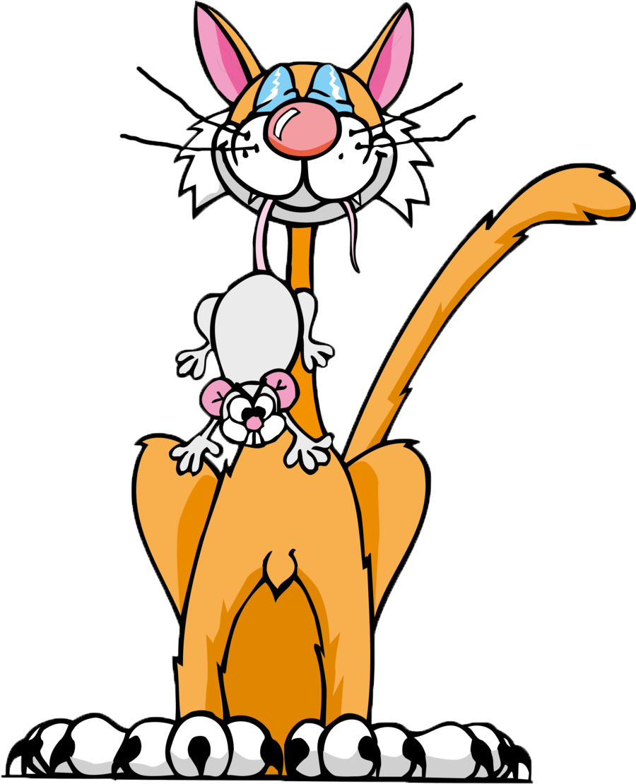 We Will Trap The Cat, Spay/neuter, & Relocate To An - Cartoon Mouse And Cat (900x1120)