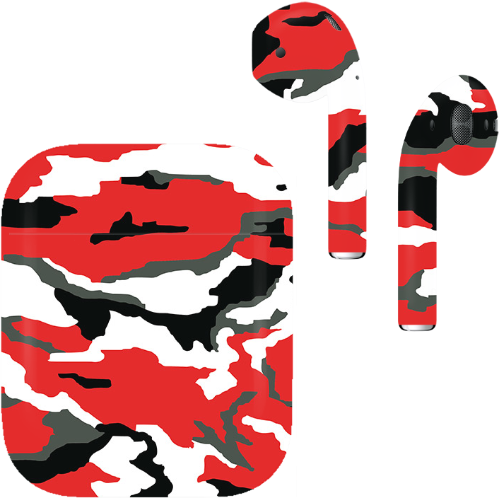 Airpods Army Camo Ferrari Matte - Ferrari Airpods (750x750)