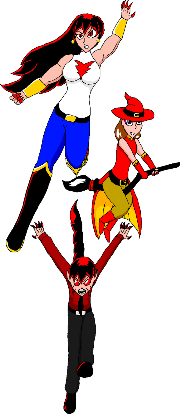 Athena Natsuko Amon Render By Superkaijuking - Cartoon (590x1355)