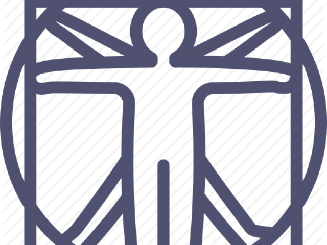 Human Clipart Da Vinci - Human Antropo Top View (640x480)